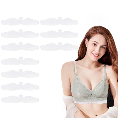 Rrlihjgu Protezioni per il sudore del petto - 10 pezzi protezioni per il reggiseno anti-umidità asciutti - Panno assorbente sudore del seno morbido comodo per escursionismo yoga campeggio