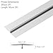 uxcell 3 Pcs Aluminum T Molding Floor Transition Strip, 1.6