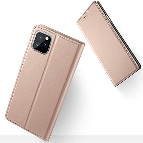 Verco Case compatible with Apple iPhone 11 Pro, Flip Wallet Cover with Magnetic Closure for iPhone 11 Pro Phone Case - rose gold - Image 2