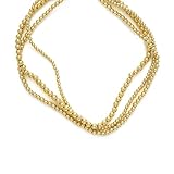 LUXENTER Collar Bielzu acabado oro amarillo 18k