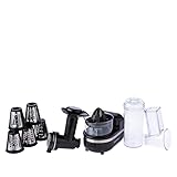 Kitchen HQ 3-in-1 Citrus Juicer, Food Processor & Soft Serve Maker (Renewed)