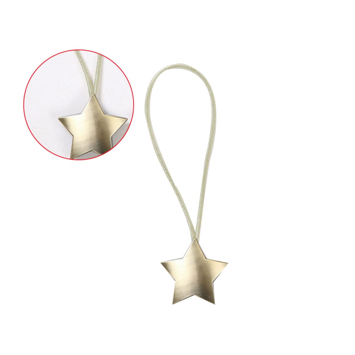 ABOOFAN 4 Pièces Embrasses De Rideau Boucle De Rideau Magnétique Crochet De Traction Supports De Draperies Magnétiques Support Magnétique Accessoires De Crochets De De