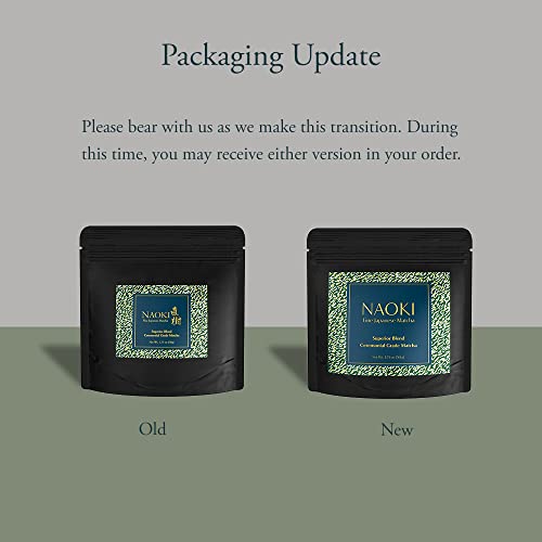 Naoki Matcha Superior Ceremonial Blend – Authentic Japanese First Harvest Ceremonial Grade Matcha Green Tea Powder from Uji, Kyoto (50g / 1.75oz) Naoki Matcha Superior Ceremonial Blend – Authentic Japanese First Harvest Ceremonial Grade Matcha Green Tea Powder from Uji, Kyoto (50g / 1.75oz)