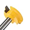 Yakamoz 1/2 Inch Shank Reversible Drawer Corner Lock Router Bit Locking Drawer Front Glue Joint Router Bit Woodworking Milling Cutter Tool with 2-Inch Large Diameter 1/2-Inch Cutting Length