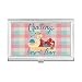 Camel Bird Castle Red Blue Square Business Card Holder Case Pocket Box Wallet