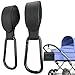 Gancio Passeggino，Ganci per Passeggino Universale Gancio Multiuso Gancio Moschettoni Clip Per Appendi Borse Carrozzina Bici per Cambio Bambino e Sacchetti Zaino la Spesa Gancio 2 pezzi (Nero)