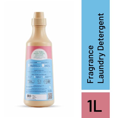 Image of Born Good Natural Laundry Liquid Detergent | 1000ml | Brazilian Rosewood Fragrance | Plant-Based, Non-Toxic, Eco-Friendly, Organic | Tough on Stains & Odour, Gentle on Skin & Fabrics Baby-Safe