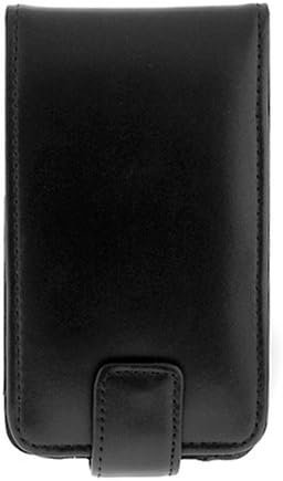 Evecase Premium Black Flip Leather Case for Apple iPod Touch Itouch 8GB 16GB 32GB 2G 2nd Generation