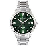 Gehäusedurchmesser : ca. 42 mm (ohne Krone) - Gehäusehöhe : ca. 12.0 mm - Edelstahlgehäuse poliert, Anstöße mattiert - Edelstahllünette poliert