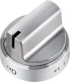 WB03X24818 Stainless Steel Control Knob Fits GE Gas Range Stove