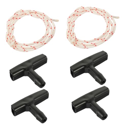HOLIDYOYO Garage Door Emergency Pull Ropes Kit Attic Ladder Pulls Sturdy Rope Handle Set Easy Access