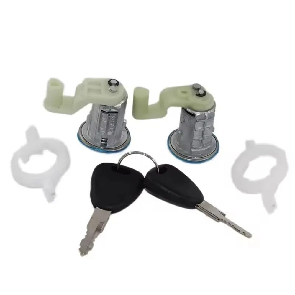 Hzsmyxgs One Color Car Door Lock 7701472806 Compatible With Clio Ii 1999-2006 For Scenic I 1997-2003 For Megane I 1996-2002 For Thalia I 1998-2005 Door Lock Cylinder