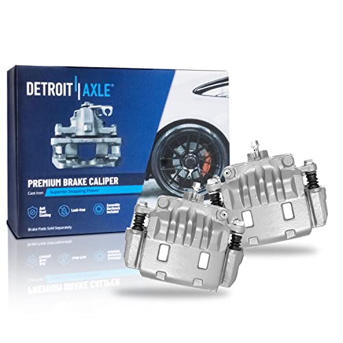 Image of Detroit Axle - Front 2pc Brake Calipers for Subaru Forester Outback Impreza