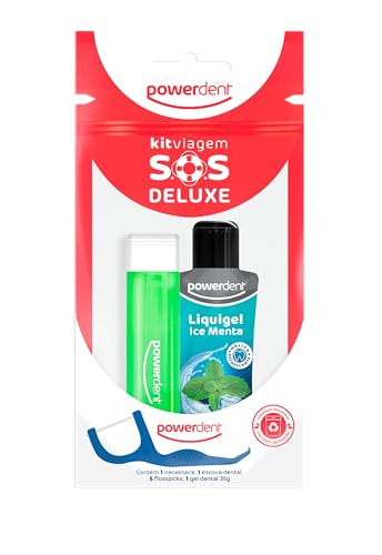 Kit De Higiene Oral Powerdent Viagem Sos Deluxe
