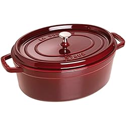 Cacerola Staub STAUB Cacerola/Cocotte de Hierro Fundido Ovalada, 33 cm de Diámetro, 6,7 L, Granadina