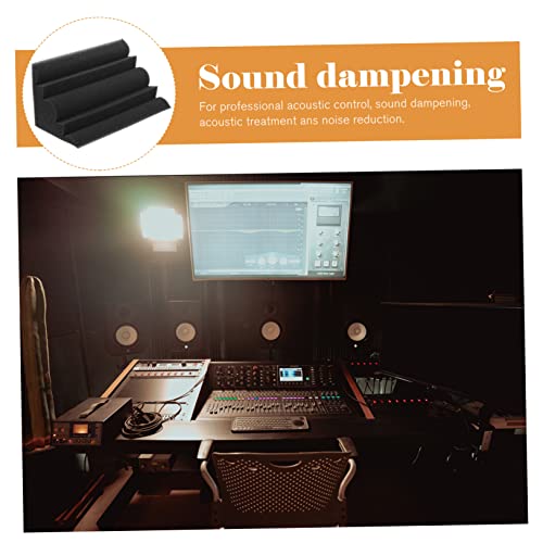 8pcs Paneles Acústicos Absorbentes de Sonido en Esquina para Estudio, Home Theater y Sala de Control Material Ignífugo para Reducción de Ruido de Baja Frecuencia miniatura 3