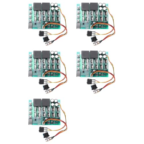 Contrôleur de vitesse de moteur DC 10-55V 100A PWM inverseur avec affichage LED lot de 5