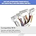 RED WOLF T-Harness Wiring Adapter OBD2 Plug Connector for Select 2008-2018 Jeep Wrangler Chrysler Dodge Ram Aftermarket Radio Stereo Replacement Interface Compatible with Maestro ADS-MRR Module