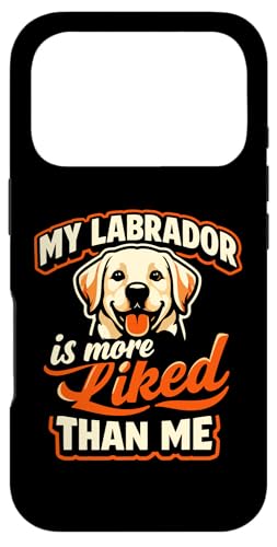 My Labrador Is More Liked Than Me �ʔ������u���h�[�� �X�}�z�P�[�X iPhone 17 Pro �p