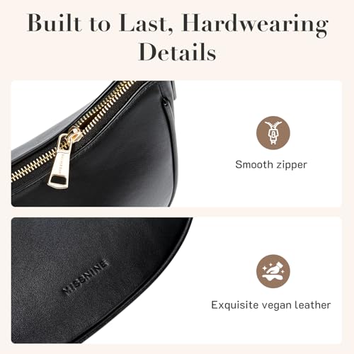 Missnine Vegan Leather Shoulder Bag