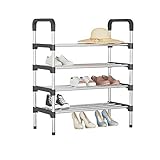 UDEAR Zapatero Armario Organizador para Zapatos de Tela Negro 56 * 30 * 80 CM