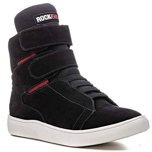 Tênis Feminino Rockfit Kiss em Couro Preto