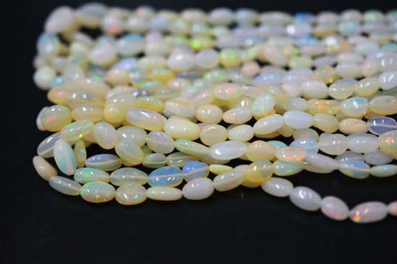 Opale d'Éthiopie LKBEADS, perles de lithothérapie pour collier élégant du quotidien