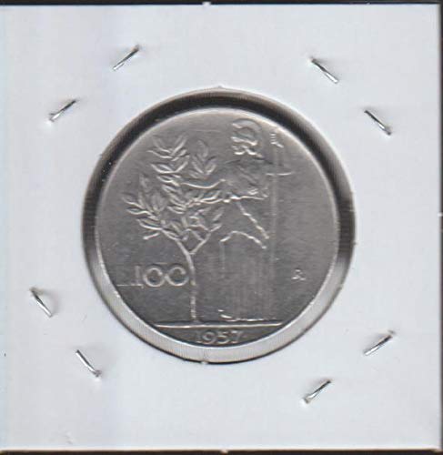Miniatura 2 de 1957 IT Classic Head Right 100 Lire Choice About Uncirculated Details