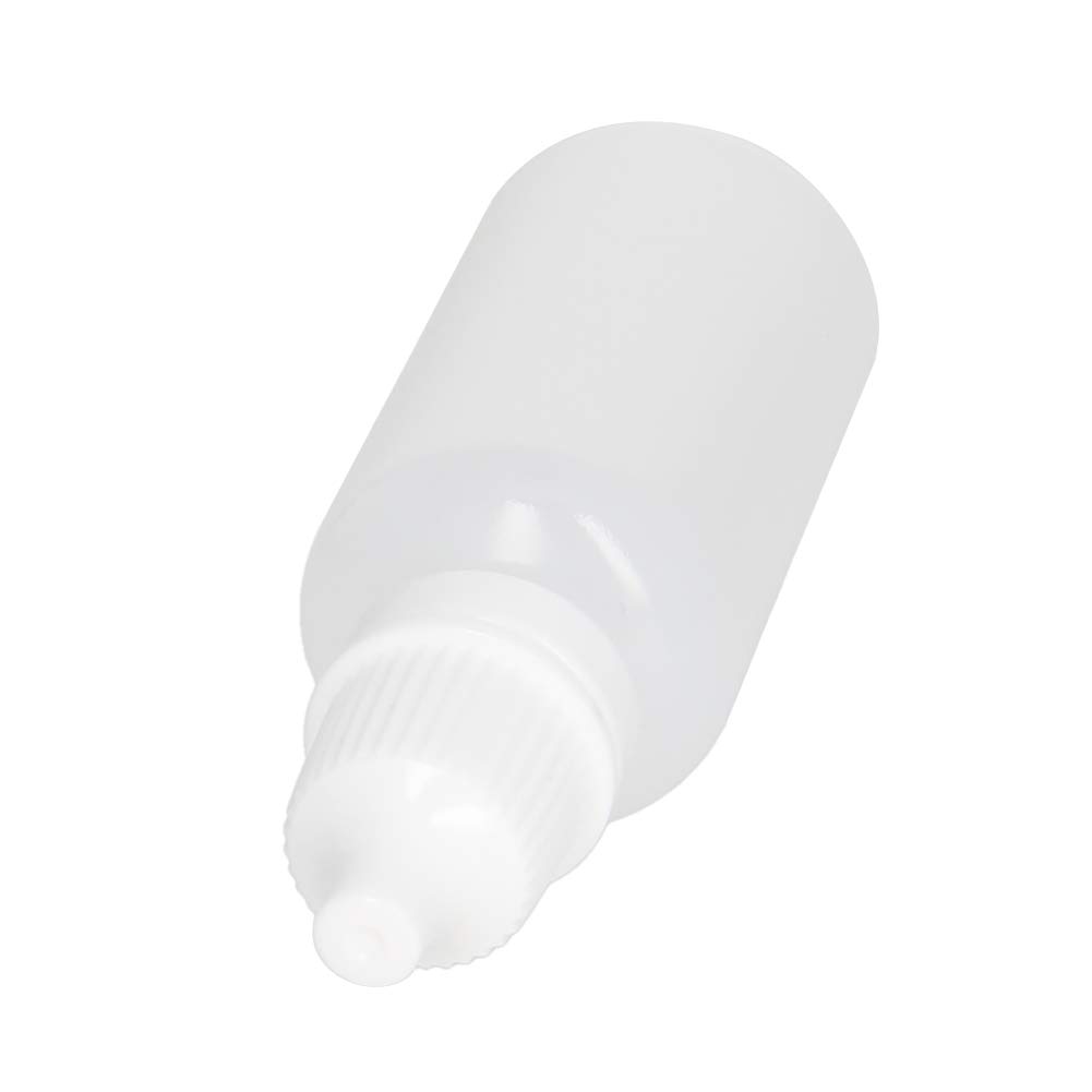 Bettomshin 5Pcs 1000ml PE Plastic(Food Grade) Bottles, Thin Mouth Lab Reagent Bottle, Liquid Sample Seal Sample Storage Container Avoid Light Bottle White: Industrial & Scientific