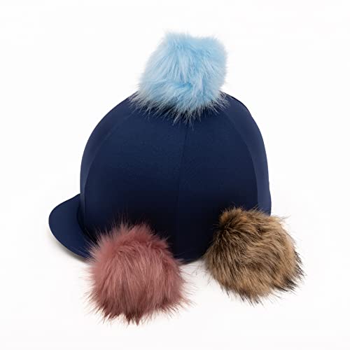 Luvponies Swap-It - Gorro de equitación de seda (azul marino)