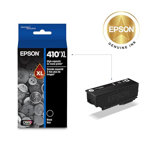 Image of EPSON 410 Claria Premium Ink High Capacity (T410XL020) Works with Expression XP-530, 630, 640, 7100, 830