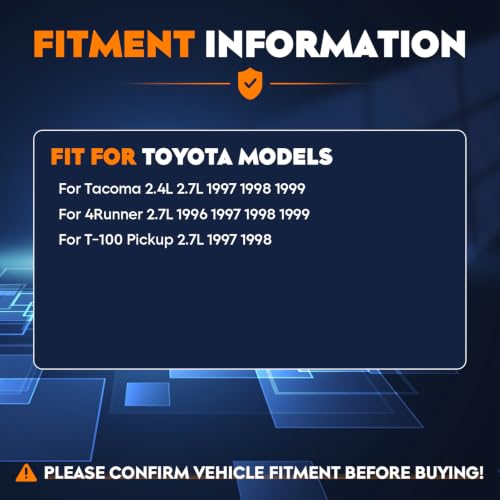 New Alternator Fit for Toyota Tacoma 1997 1998 1999 2.4L 2.7L, for Toyota 4Runner 1996 1997 1998 1999 2.7L, for Toyota T100 1997 1998 2.7L, 101211-4130, Replace# 101211-4131, 27060-62180, 27060-62190 by TadaMark - Used condition - Image 3