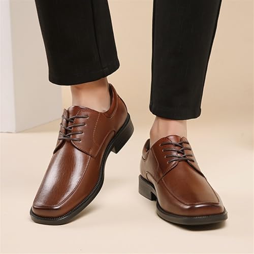 Dress Shoes for Men Men's Comfortable Lace-Up Leather Shoes for Office and Casual Wear Professional Autumn Style2