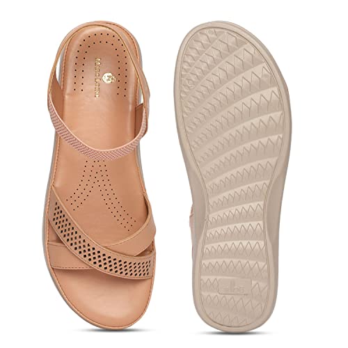 Image of Marc Loire Women's Comfortable Slip on Casual Open Toe Flats Sandals