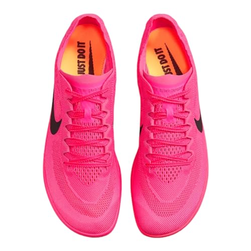 Nike Men's ZoomX Dragonfly Track & Field Distance Spikes, Blue, White, Barely Volt, Hyper Orange, Dynamic Turquoise, Size 154