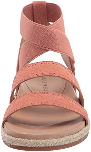 Lucky Brand Women's DILANE Flat Sandal, Canyon Clay, 8.5 | Image 1