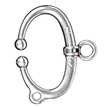 MERRYHAPY Cattle Nose Ring Stainless Steel Clamp for Livestock Nose Plier with Spring Function for Cattle Traction and Easy to Use for Cows Under