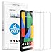 [4 Pack] OMOTON Google Pixel 4 XL Screen Protector, Tempered Glass Screen Protector for Google Pixel 4XL 2019 Released with/Alignment Frame/Scratch Resistant/Bubble Free