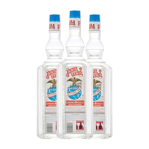 Anisado ténis annis seco garrafa míssil 1 l (caixa de 3 garrafa de míssil de 1 l)