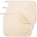 Exfoliating Face and Body Wash Cloths Towel Soft Weave Bath Cloth Exfoliating Scrub Cloth Massage Bath Cloth for Women and Man (3 Pack, Two Sides Exfoliating Cloth)