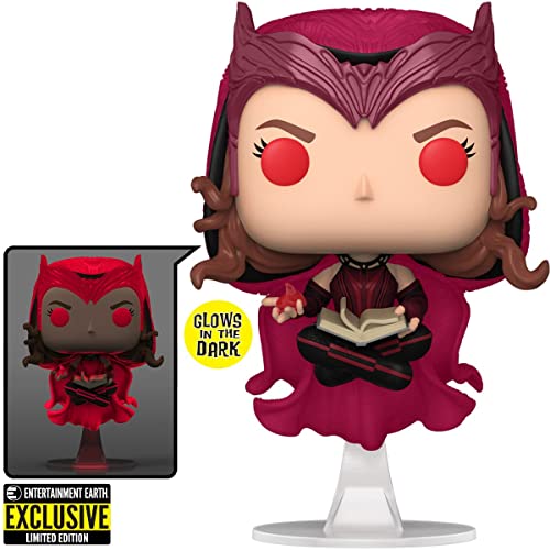 Figurine vinyle Scarlet Witch WandaVision Pop Marvel multicolore phosphorescente