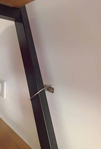 Miniatura 5 de Paquete de 10 anclajes para muebles a prueba de bebés, correas de muebles para evitar caídas y antipuntas, aparador o gabinete a anclajes de pared,