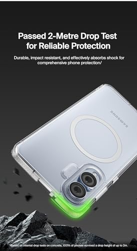 Image of Belkin SheerForce Magnetic Qi2 Protective Samsung Galaxy Series Cover /Grip, TPU /PC Material, Galaxy S25 Edge