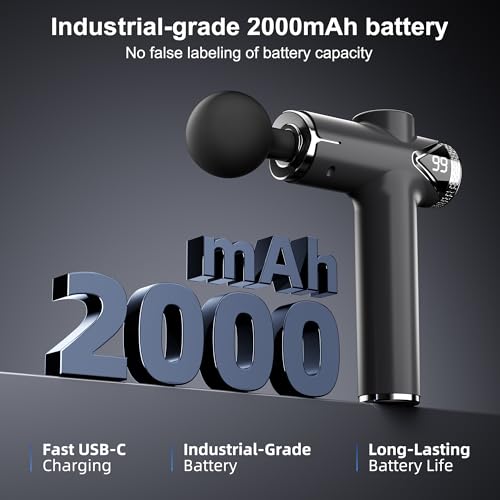 Save 34% on LEERCON Deep Tissue Massage Gun with 8 Attachments