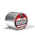 SEALWAY Silver RV Roof Sealant Tape, 4" x 50' Waterproof Repair Seal Tape – Extra Thick, UV-Resistant, Weatherproof Patch for Permanent Leak Sealing on RVs, Trailers, and Mobile Homes