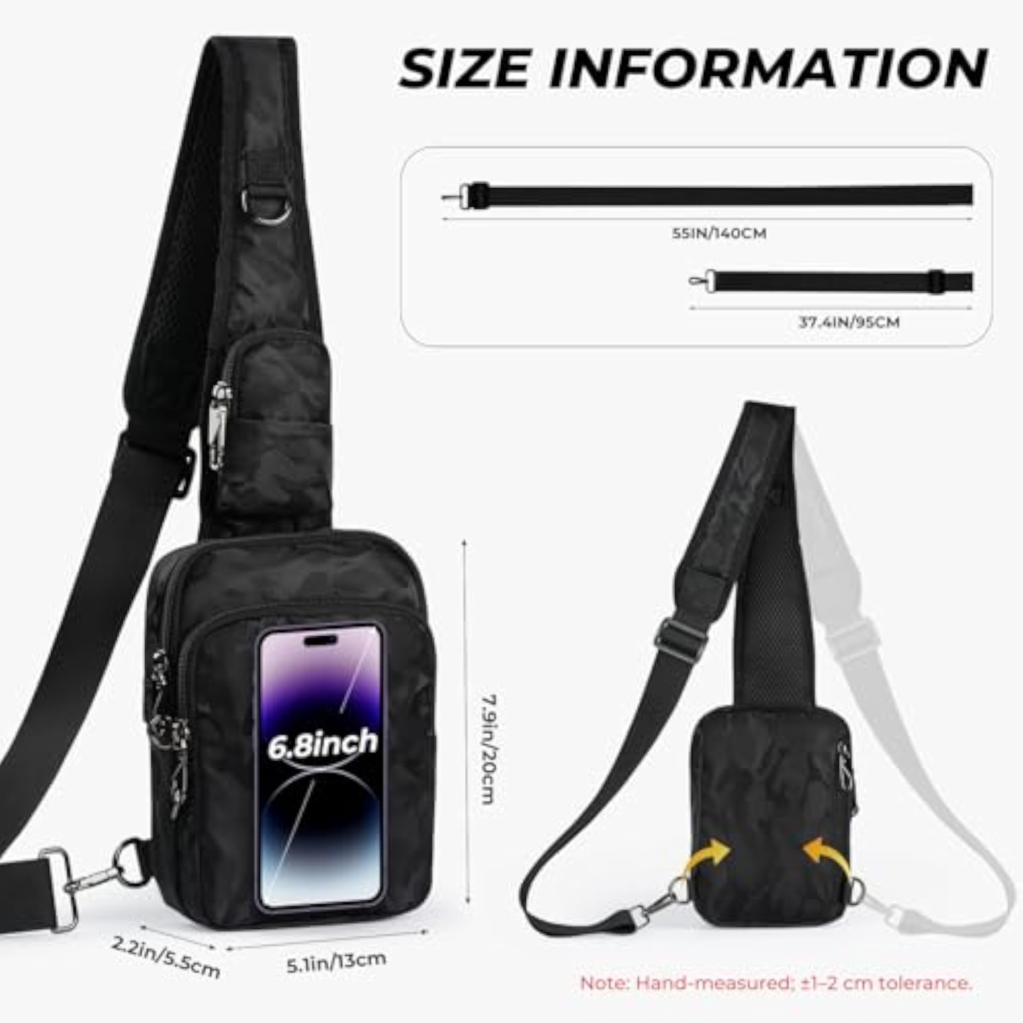 Anti Theft Sling Bag for Women, RFID Blocking Crossbody