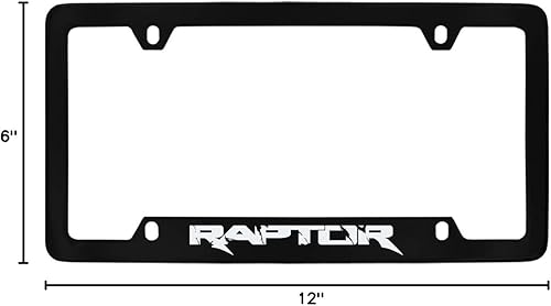 Miniatura 2 de Ford Raptor - Marco de matrícula de metal negro