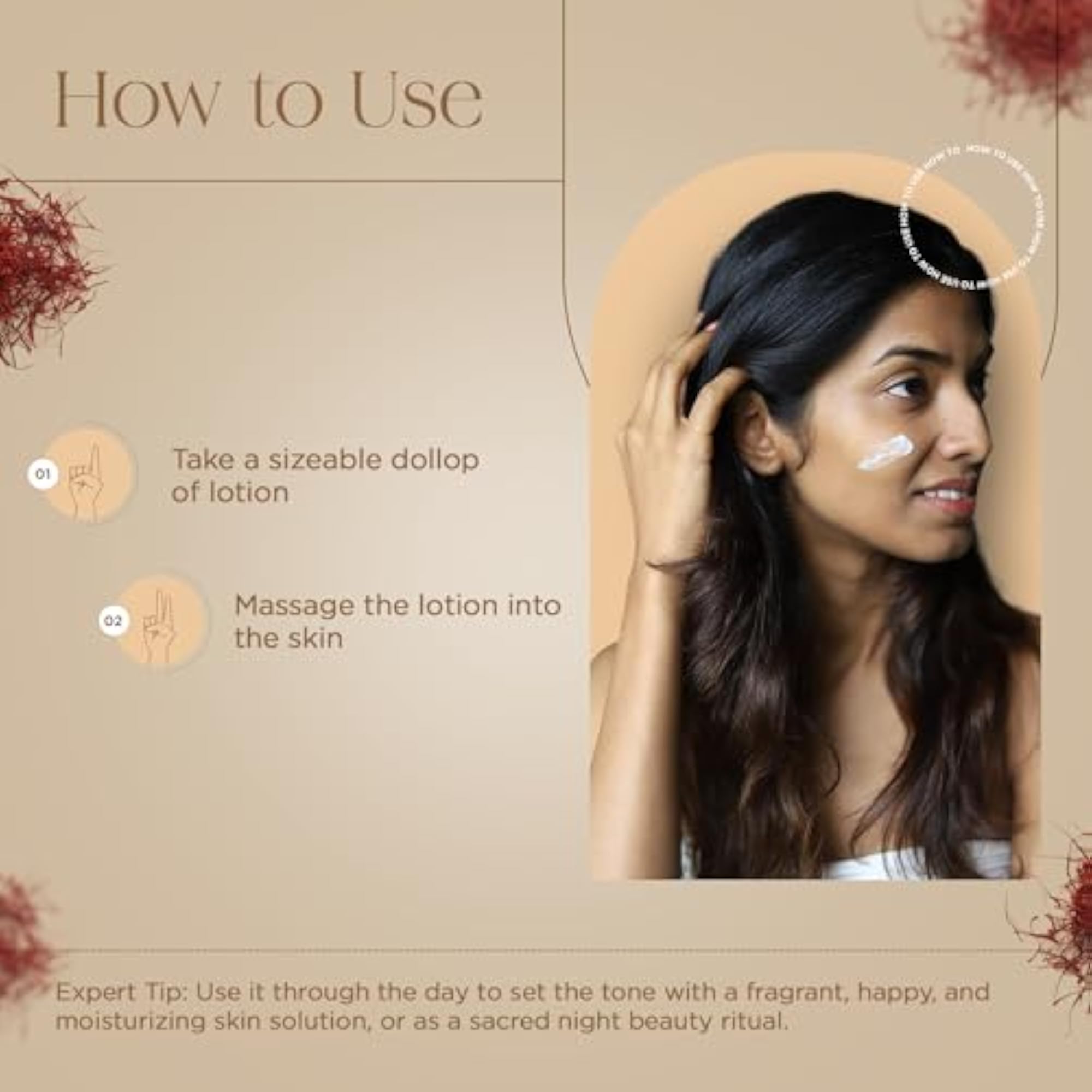 Saffron Lotion for Glowing Complexion