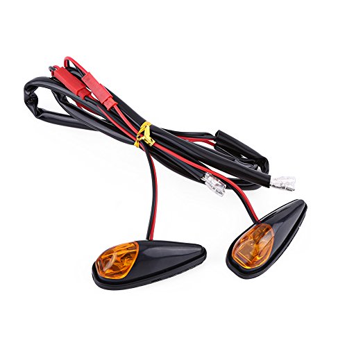 Ottieni il look unico e l'impressione eccezionale, aggiorna la tua vecchia bici con questo nuovo indicatore di direzione a incasso, per alcuni modelli potrebbero essere necessarie piccole modifiche. per frecce carena motoadatto per frecce moto omologate