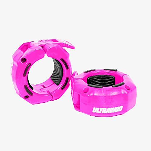 Presilha para Barra Olímpica One Rosa/Preto Ultrawod - Par